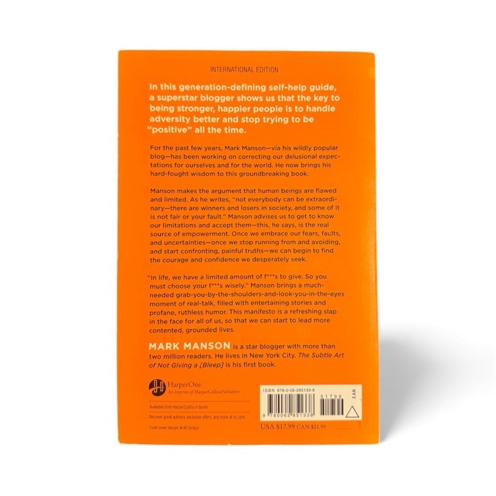 (3 For $20) The Subtle Art Of Not Giving a * Book - Picture 2 of 2